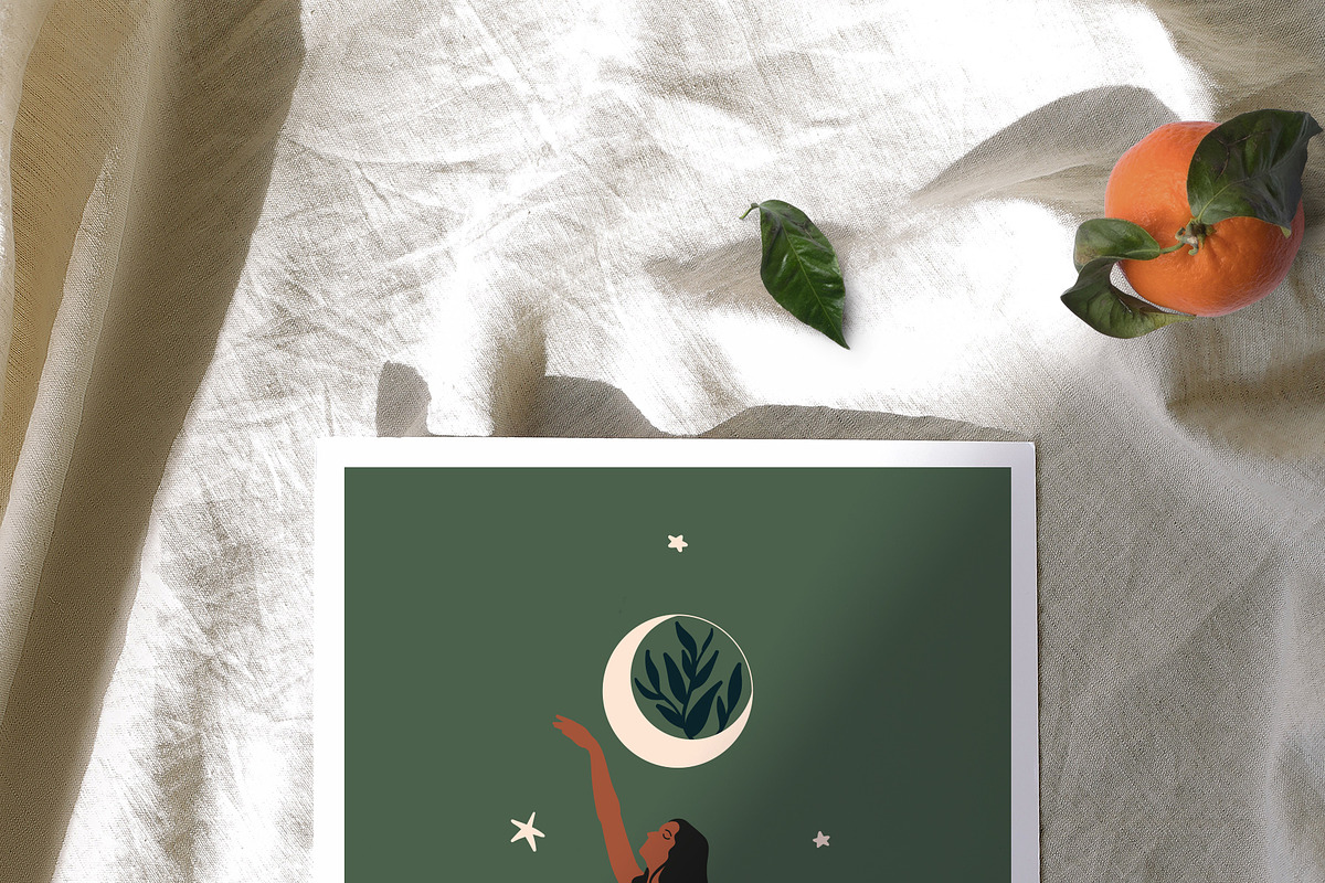Antiq goddess modern design set, an Animal Illustration by Beauty Drops (Photo 2 of 10)