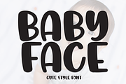 Baby Face | Script Font, a Script Font by Scratchones (Thumbnail 1 of 8)
