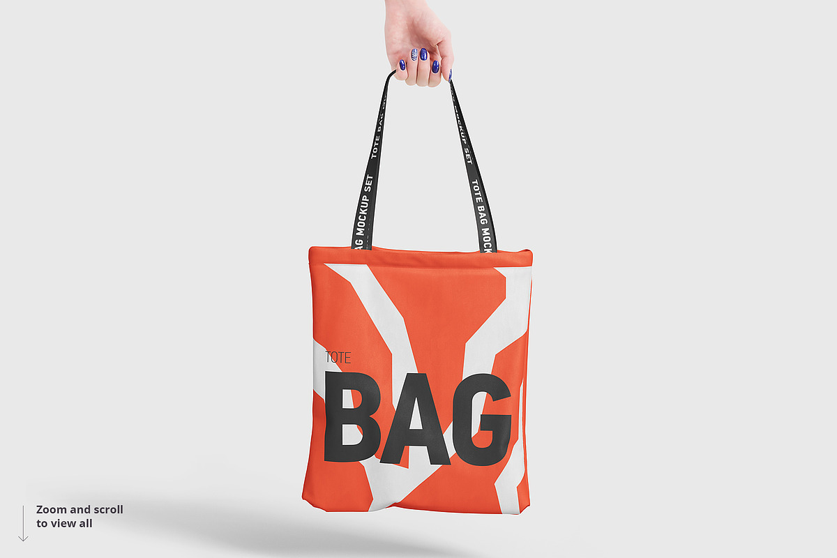 Tote Bag Mockup, a Household Mockup by WebAndCat (Photo 9 of 10)