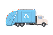 Garbage truck, a Transportation Illustration by Good Studio (Thumbnail 3 of 3)
