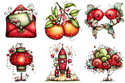Chinese New Year Clipart, an Illustration by Craft Nest (Thumbnail 4 of 8)