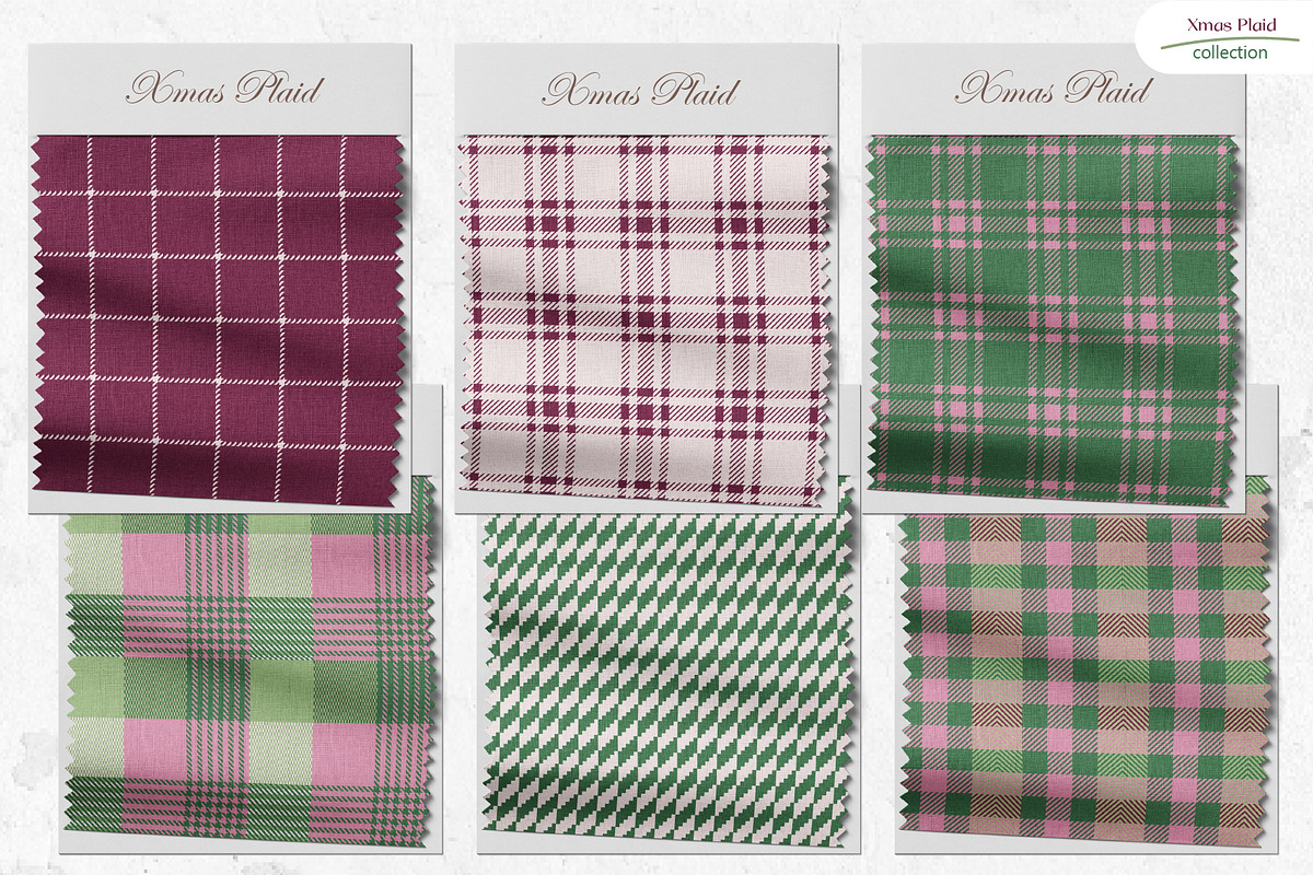 Xmas Plaid - Seamless Patterns, a Pattern Graphic by InaCorart (Photo 8 of 10)