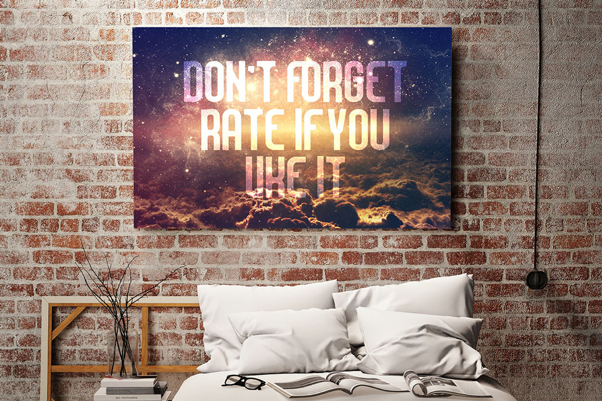 Canvas Poster Mock Up V1, a Print Template by Pixel Place (Photo 6 of 6)