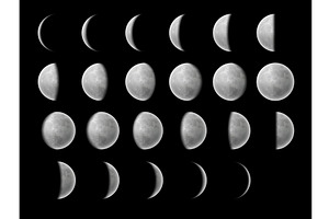 Crescent Moon Phases Lunar Cycles