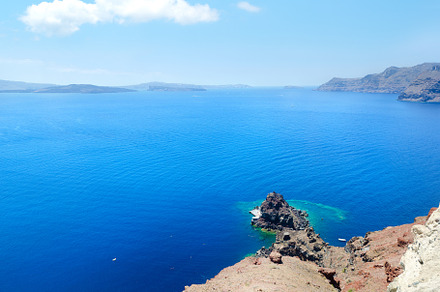 Volcano caldera Oia island Santorini, a Nature Photo by Lenka_X