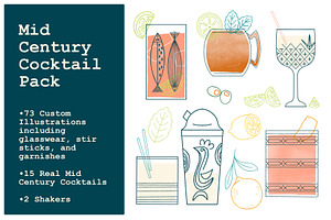 Mid Century Cocktail Pack