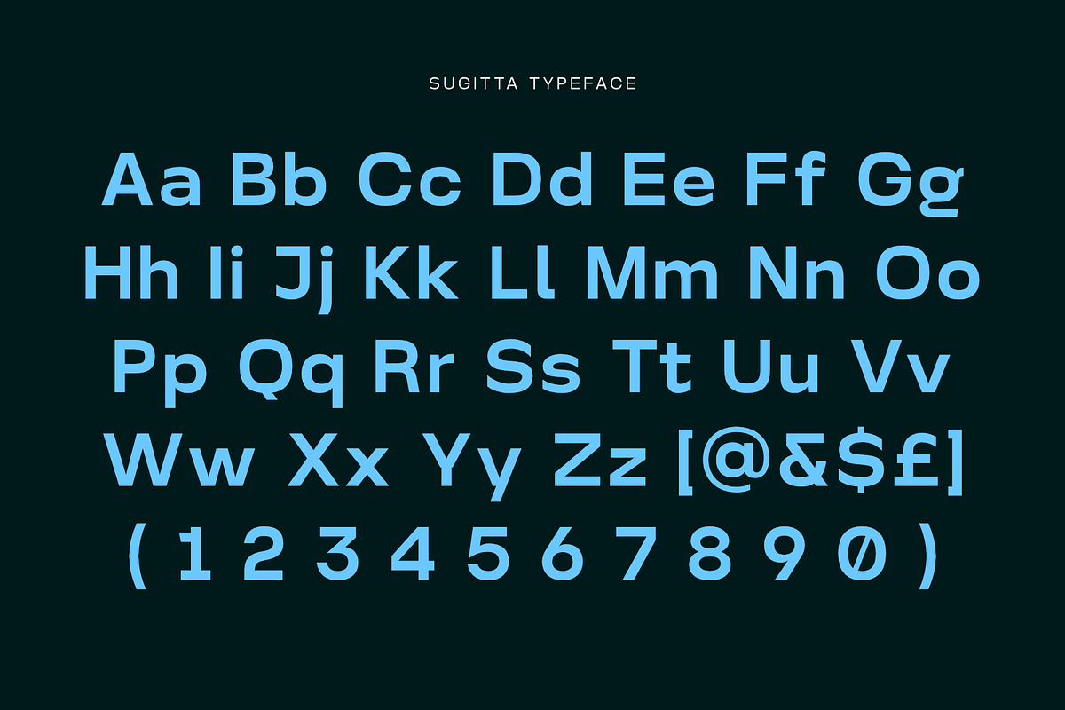 Sugitta – Modern Geometric Sans, a Sans Serif Font by ESEM (Photo 10 of 10)