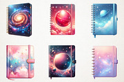 Back To School Notebook Clipart, an Illustration by RobertsArt (Thumbnail 7 of 7)