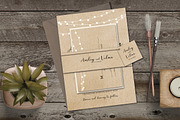 Brown Wedding Invitation Suite, an Invitation Template by Aarley Kaiven (Thumbnail 2 of 6)