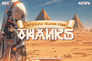 Axubies - Egyptian Gaming Font, a Sans Serif Font by Dhabee (Thumbnail 6 of 15)