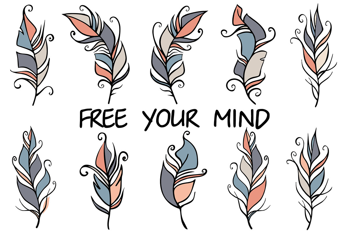 Tribal Vector Clipart. Boho set, a Decorative Illustration by Live line (Photo 8 of 14)