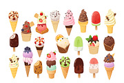 80 Ice Creams + Constructor Elements, an Illustration by Moonery's (Thumbnail 7 of 9)