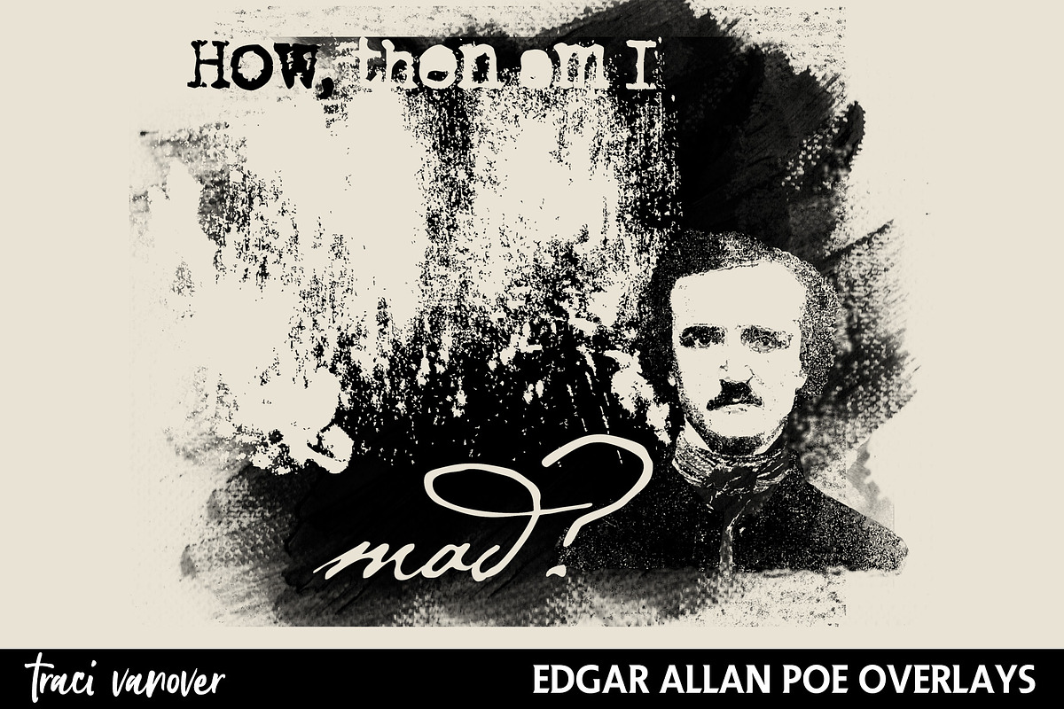 Edgar Allan Poe Digital Photo Masks preview 5