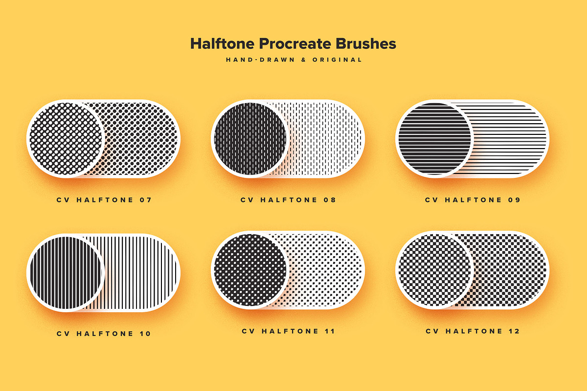Retro Halftone Procreate Brushes, a Brush Add-On by Creative Veila (Photo 4 of 9)