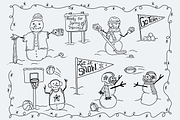 Wonderful Winter Illustrations, a Seasonal Illustration by AJ Doodles (Thumbnail 3 of 18)