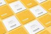 Square Business Card Mockup, a Mockup by Toasin Studio (Thumbnail 1 of 8)