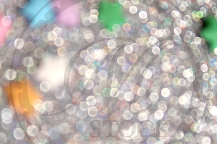 Blurry stars and glitter