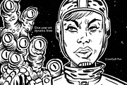 Procreate Vintage Comic Ink Brushes, a Brush Add-On by Ink Gang Boss (Thumbnail 6 of 9)