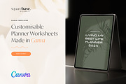 Customisable Planner Worksheets, a Stationery Template by Squarebase Templates (Thumbnail 1 of 5)