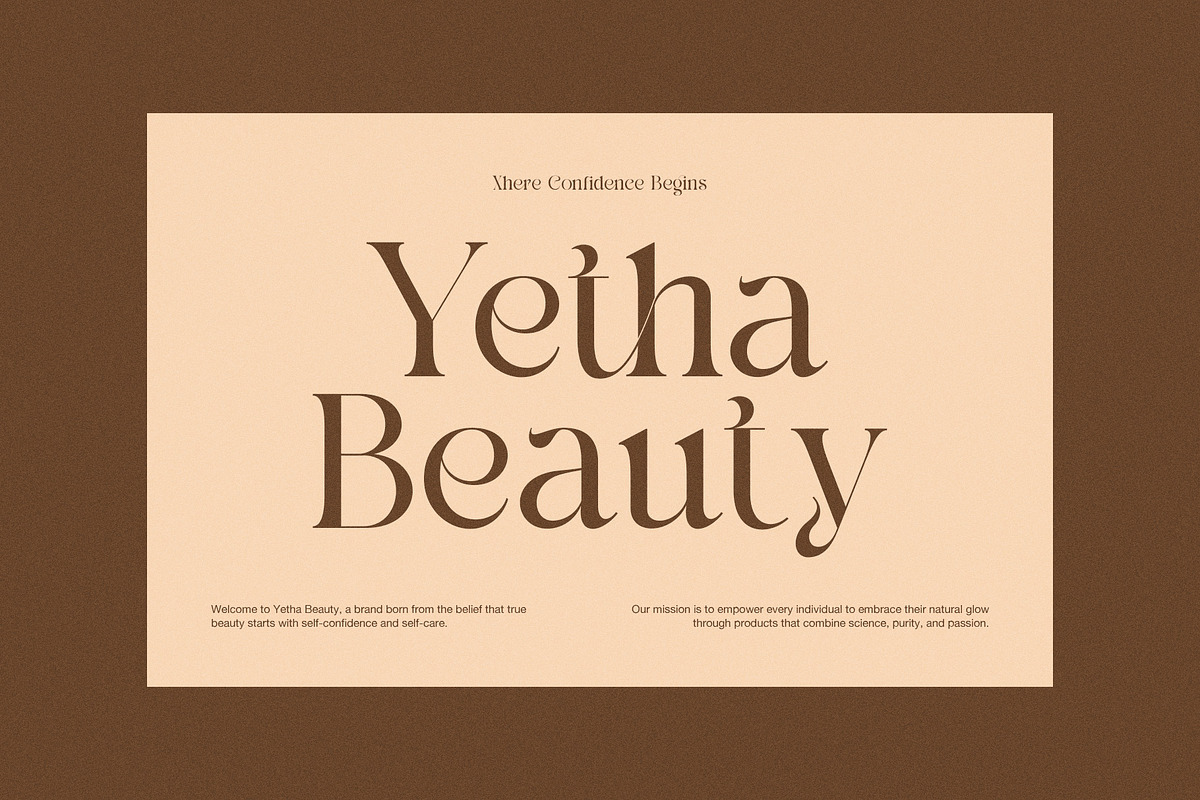 Suckira – Modern Elegant Serif Font, a Serif Font by Perfectype (Photo 2 of 8)