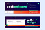 Modern Email Signature Design Set, an UI Kit Template by ContestDesign (Thumbnail 2 of 5)