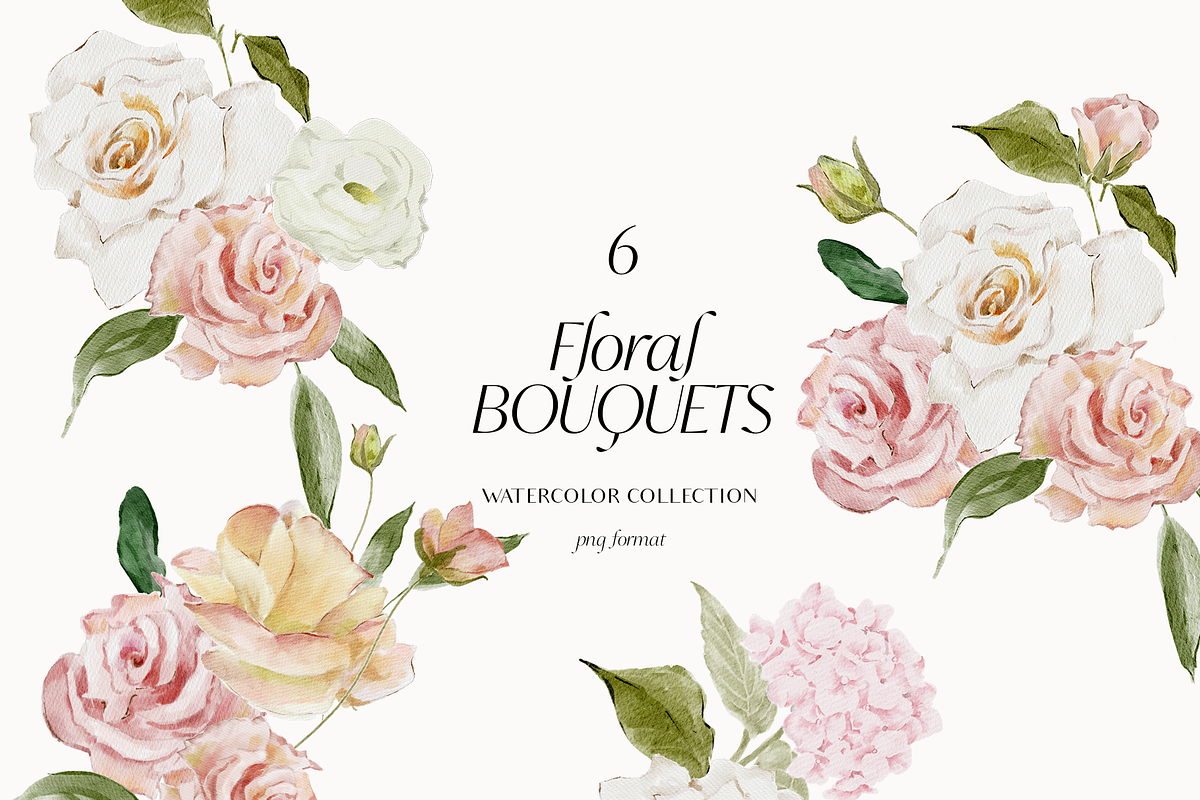 Watercolor Roses Collection, an Illustration by Grace Noboa Illustrations (Photo 3 of 8)