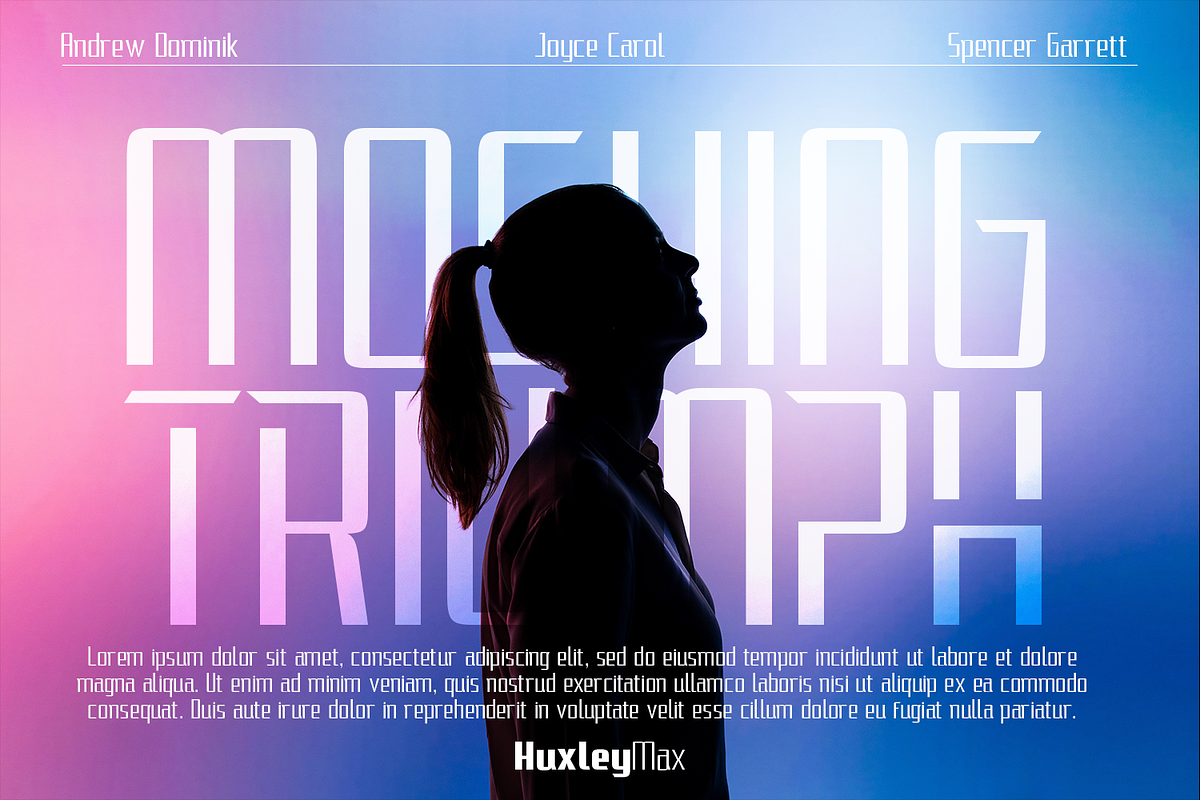 HuxleyMax, a Sans Serif Font by TypeClassHeroes (Photo 5 of 9)