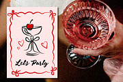 Cute romantic hand drawn collection, a Decorative Illustration by Artberriez (Thumbnail 3 of 8)