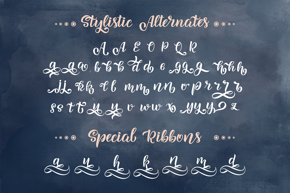 Anarion Script Font preview 2