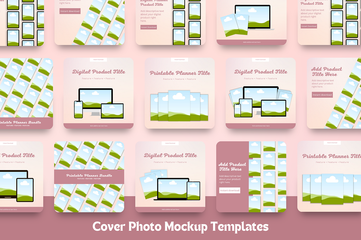 Etsy Listing Image Mockup Templates, a Templates & Theme by The Chaos Project (Photo 6 of 10)