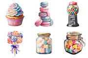 Pastel Sweets Clipart Bundle, an Illustration by Design Market (Thumbnail 2 of 3)