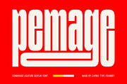 Pemage, a Sans Serif Font by Zafiratype (Thumbnail 1 of 15)