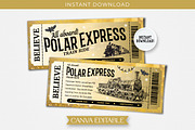 Personalized Polar Express Ticket, a Print Template by Snapybiz (Thumbnail 11 of 11)