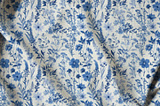 Toile De Jouy Vintage Floral Pattern, a Pattern Graphic by Olya Creative (Thumbnail 2 of 7)