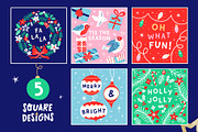Merry & Bright Graphic Collection, a Seasonal Illustration by rouxsupplyco (Thumbnail 6 of 11)
