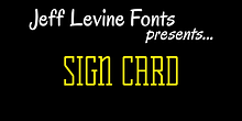 Sign Card JNL