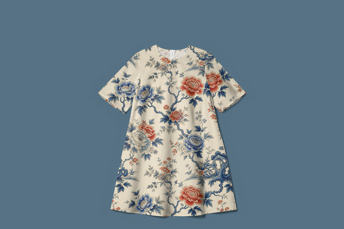 Blue Chinoiserie Seamless Pattern, a Pattern Graphic by elif (Photo 7 of 13)
