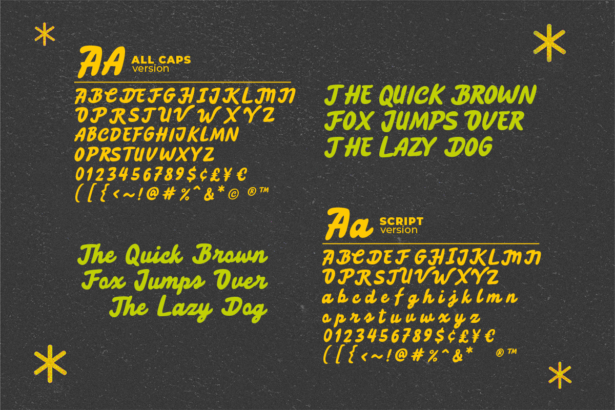 Darkey - Bold Font Duo, a Script Font by Bale Type (Photo 9 of 9)