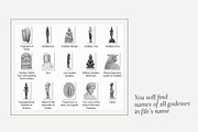 SHAKTI Divine energy collage creator, an Object Graphic by Lena Nikolaeva (Thumbnail 11 of 13)