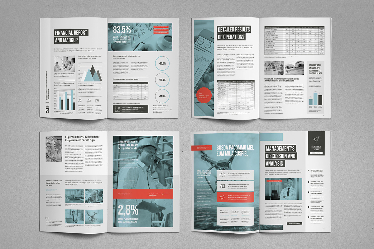 Annual Report, a Brochure Template by TypoEdition (Photo 3 of 4)