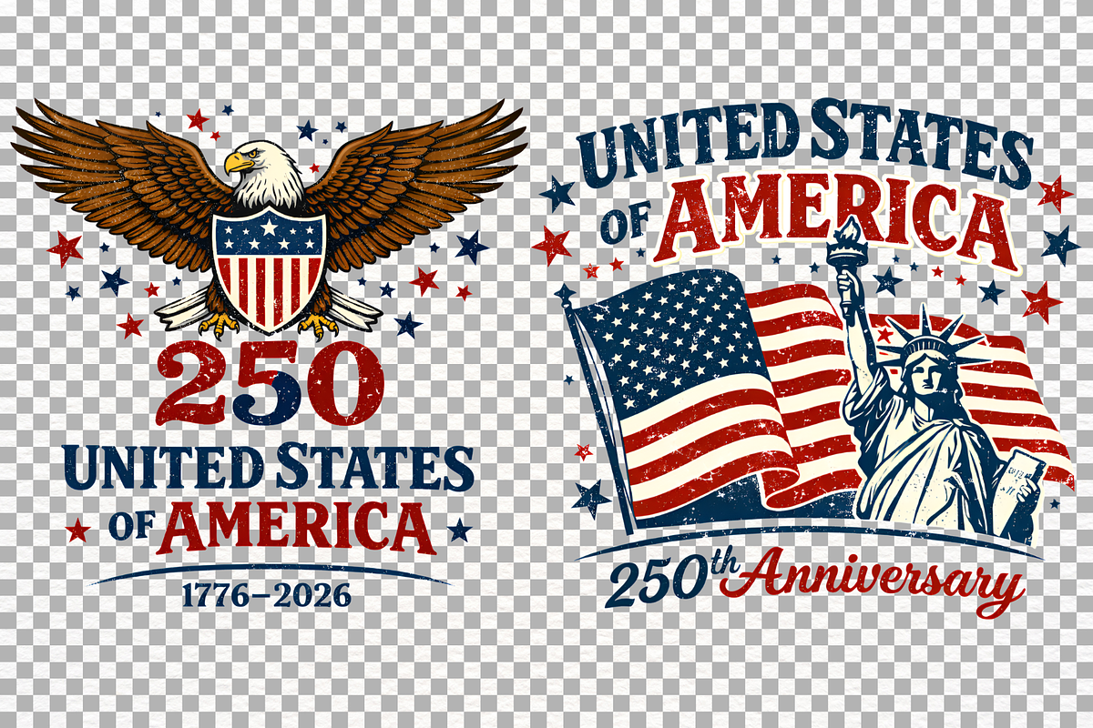 Patriotic USA Clipart 4th July PNG, a Seasonal Illustration by SugarCloudStudioArt (Photo 5 of 5)