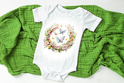 Embroidery Flower Luarel & Butterfly, an Object Graphic by V Design Creator (Thumbnail 7 of 8)
