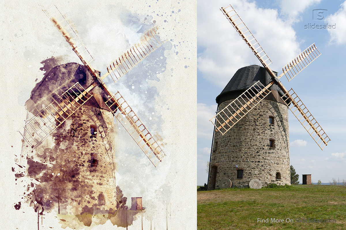 Watercolor Photoshop Mock-ups, an Action Add-On by SlideSalad (Photo 32 of 36)