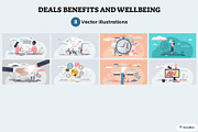 Office Life Vector Illustration Set, a Work Illustration by VectorMine (Thumbnail 7 of 16)
