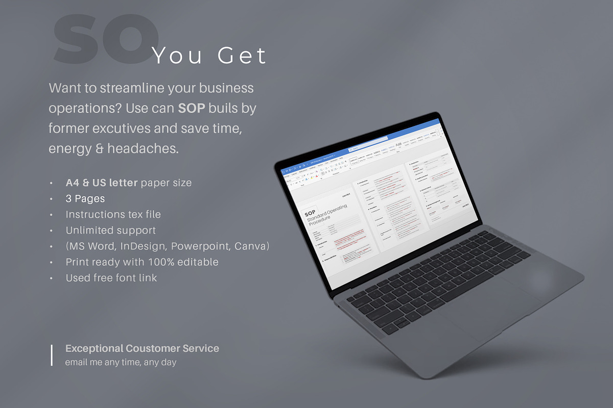 Standard Operating Procedure, SOP, a Stationery Template by Niofix (Photo 6 of 7)