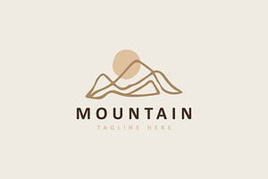 Mountain Logo Outdoor Adventure