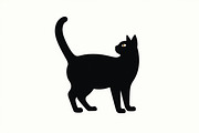 Elegant Cat  Silhouette Bundle, a Graphic by hafijul (Thumbnail 3 of 11)