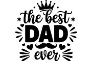 Best Dad Ever T-Shirt Bundle, an Object Graphic by jahid234 (Thumbnail 4 of 13)