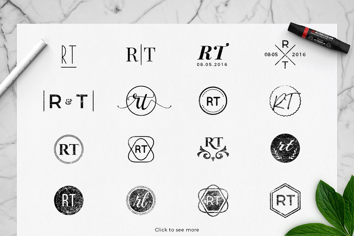 20 Elegant Minimalist Logo, a Branding & Logo Template by MockUpgrade (Photo 3 of 3)