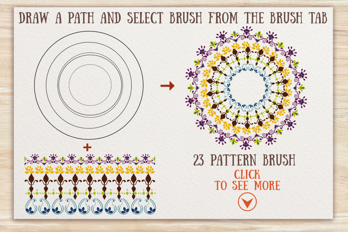 3.Tribal patterns, brushes and cards, a Pattern Graphic by SwetTS (Photo 5 of 6)